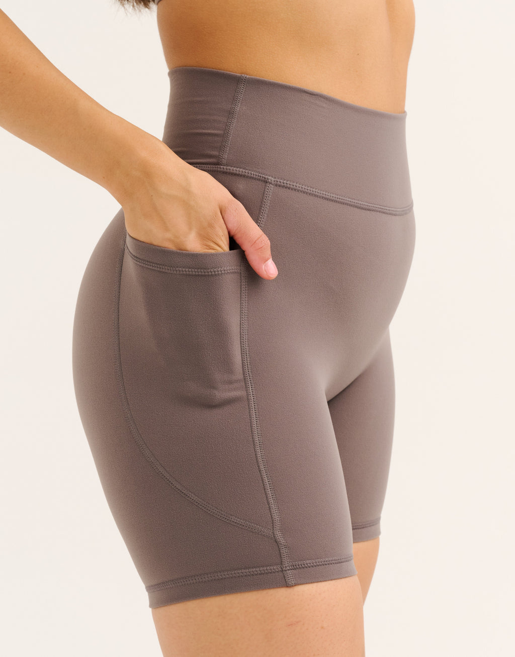 Ascend Pocket Shorts 6" - Slate Grey