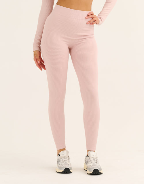 Arise Comfort Mid-Waist Leggings - Mauve