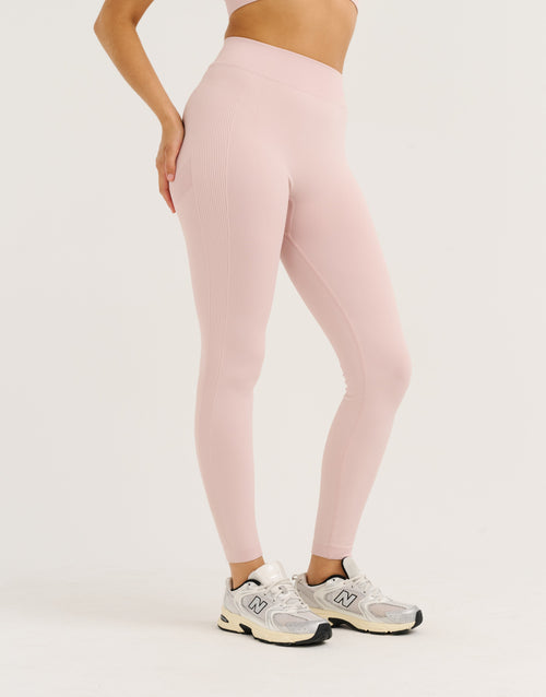 Arise Scrunch Mid-Waist Leggings - Mauve