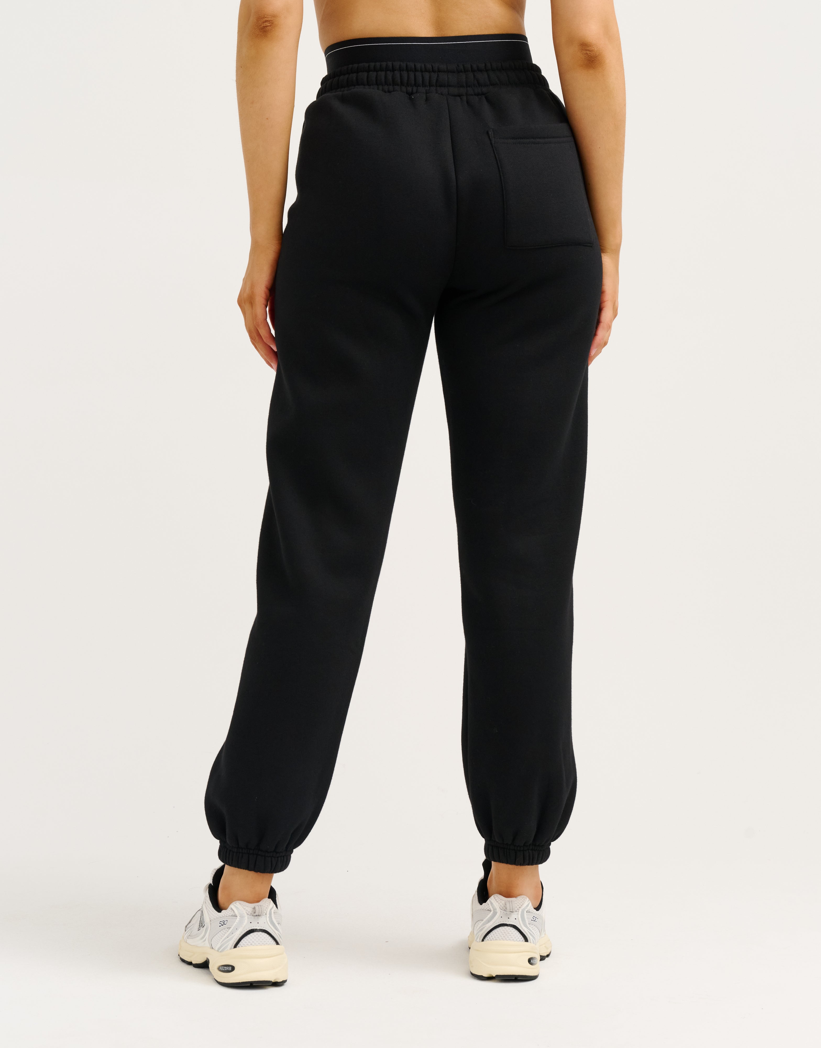 Elemental Layered Jogger Sweatpants - Black