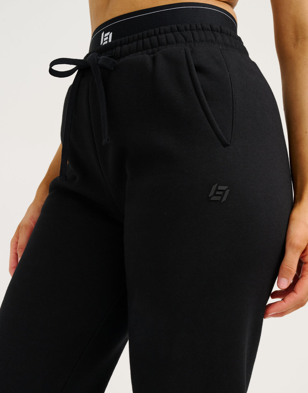 Elemental Layered Jogger Sweatpants - Black