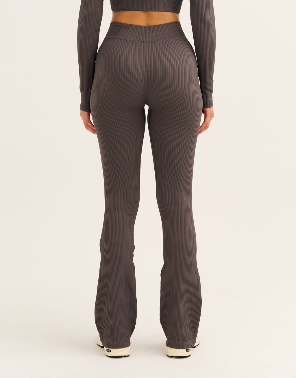 Arise Comfort Mid-Waist Flare Leggings - Slate Grey