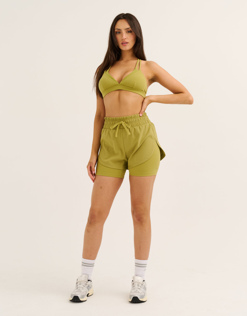 Core Layer Sports Bra - Olive