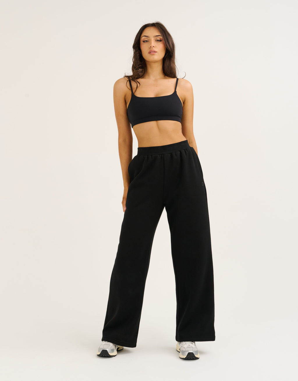 Elemental Wide Leg Sweatpants - Black