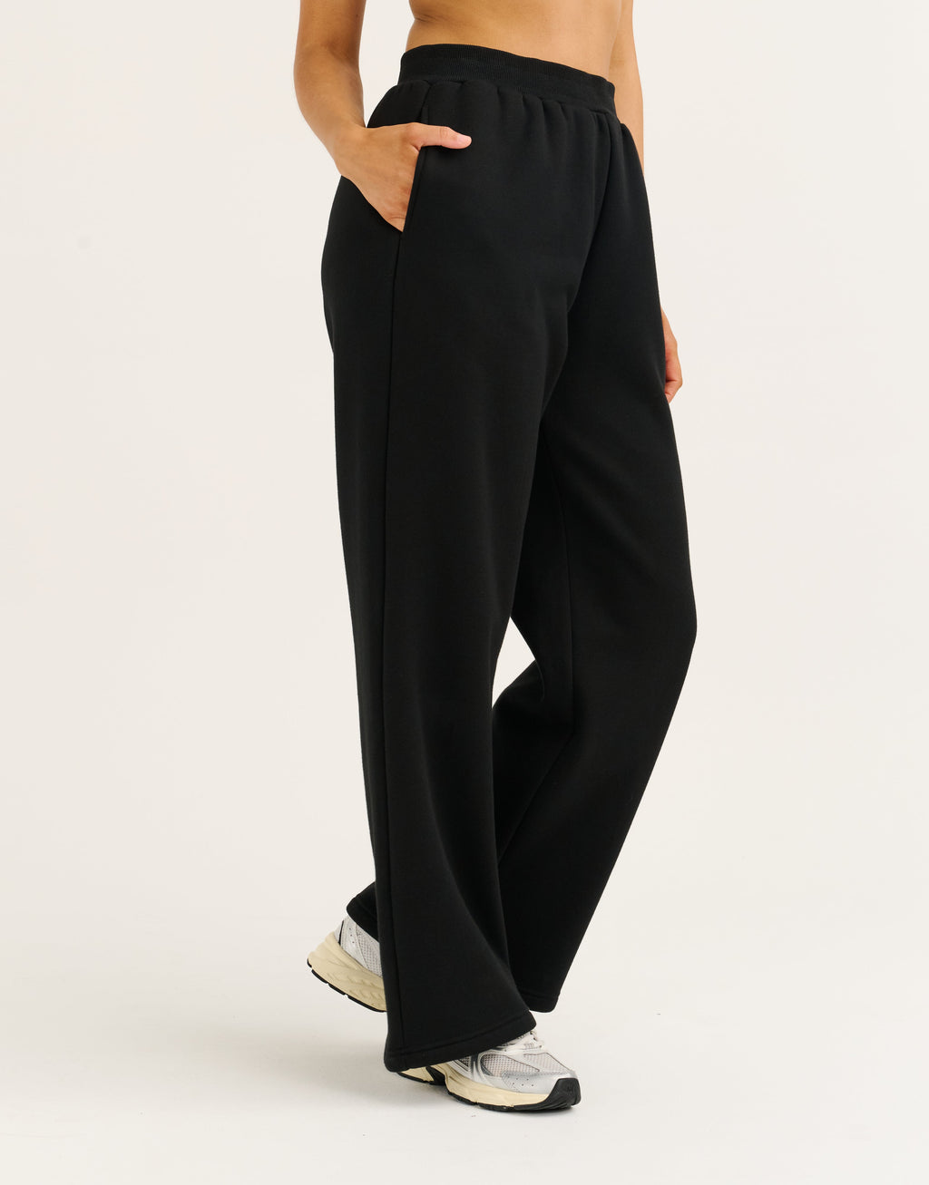 Elemental Wide Leg Sweatpants - Black