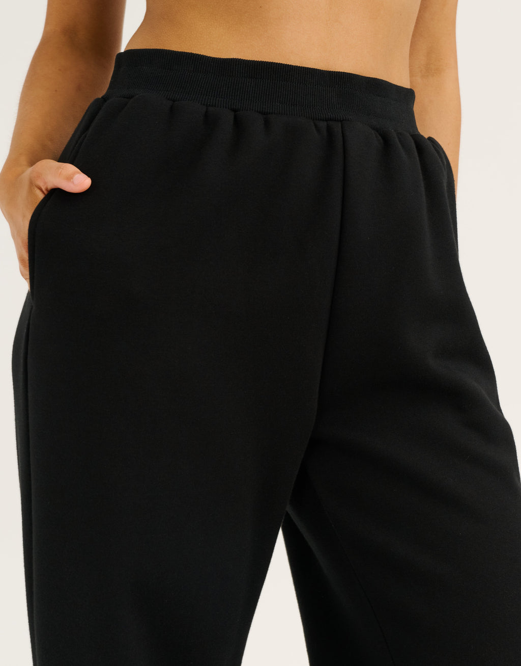 Elemental Wide Leg Sweatpants - Black