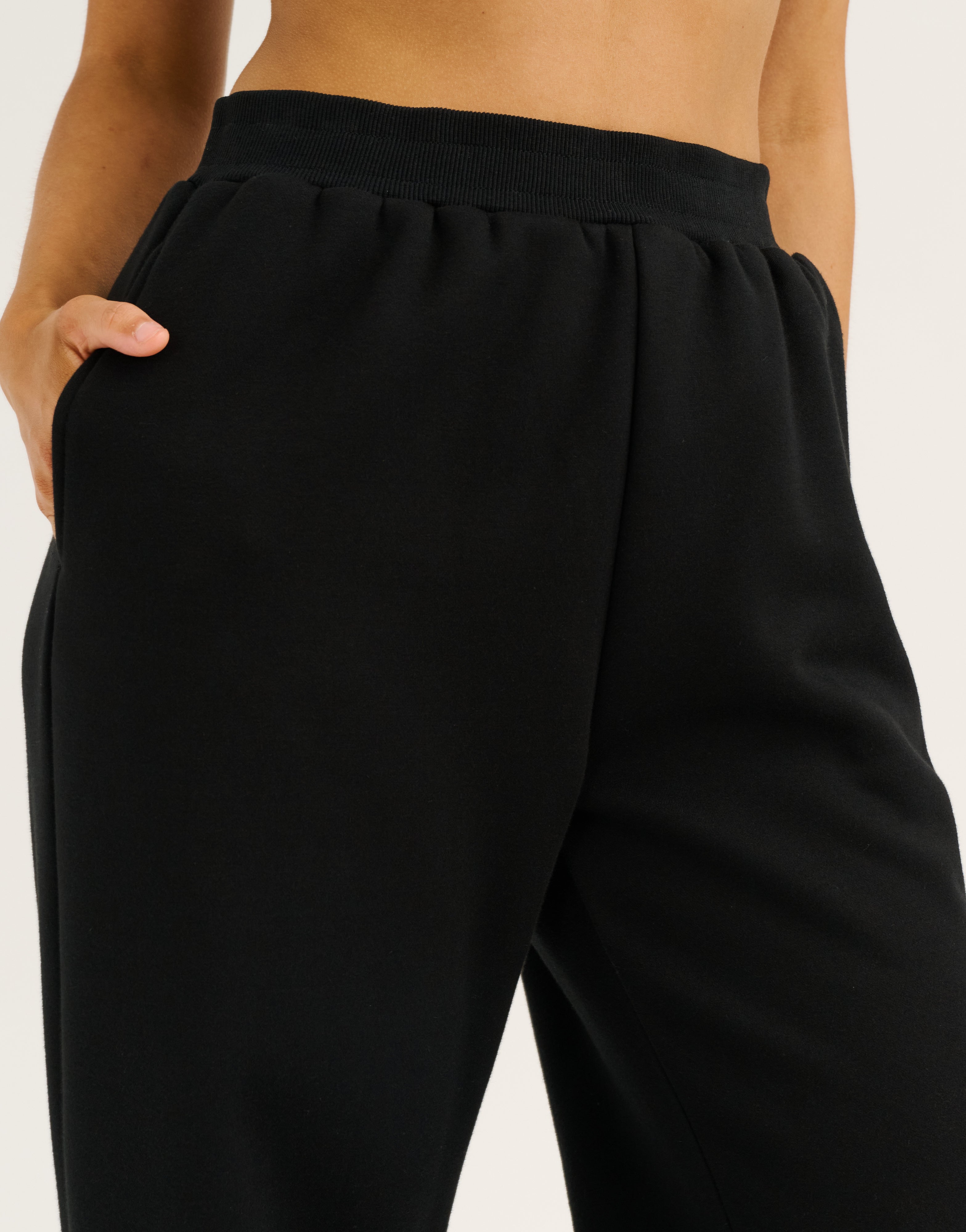 Elemental Wide Leg Sweatpants - Black