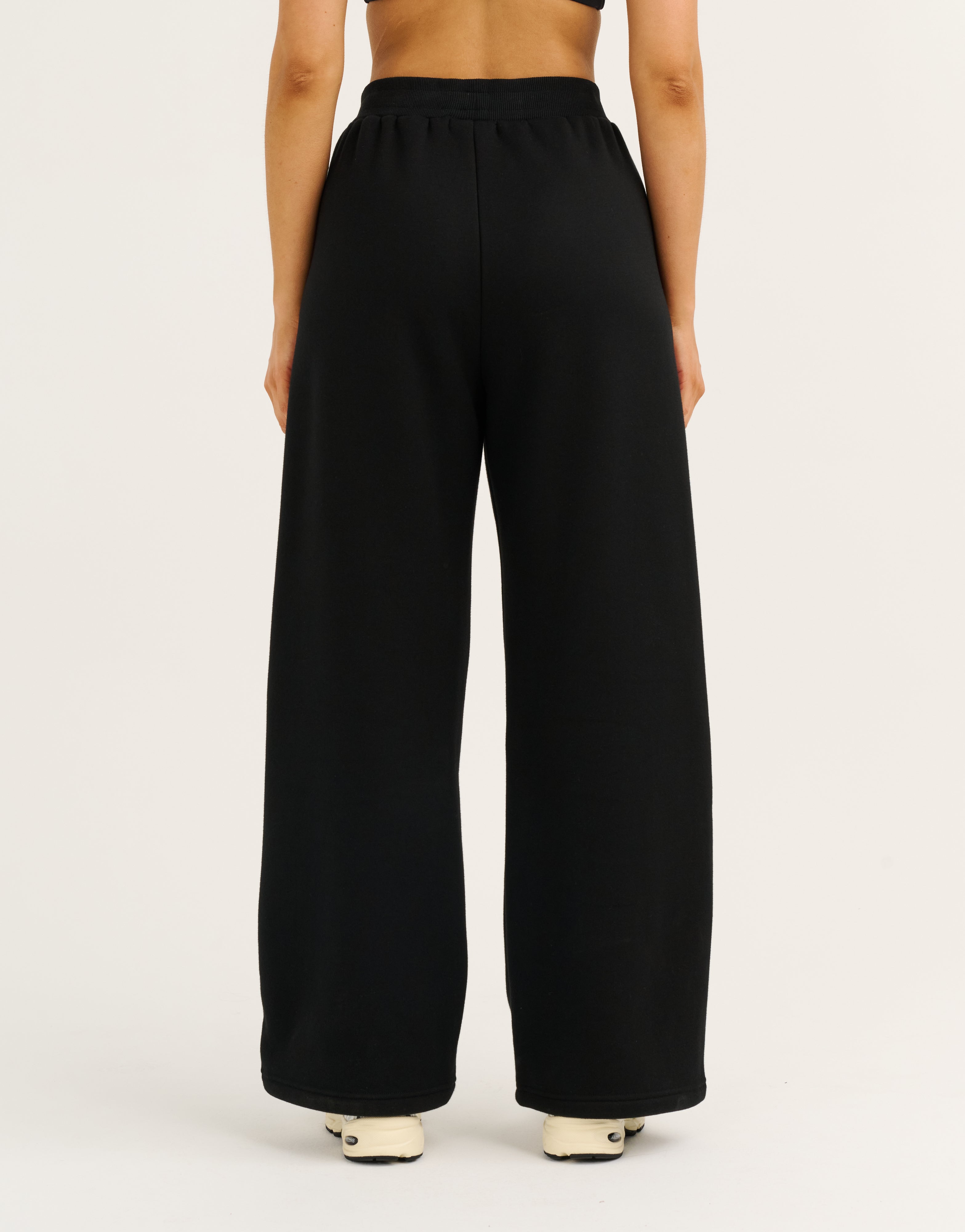 Elemental Wide Leg Sweatpants - Black