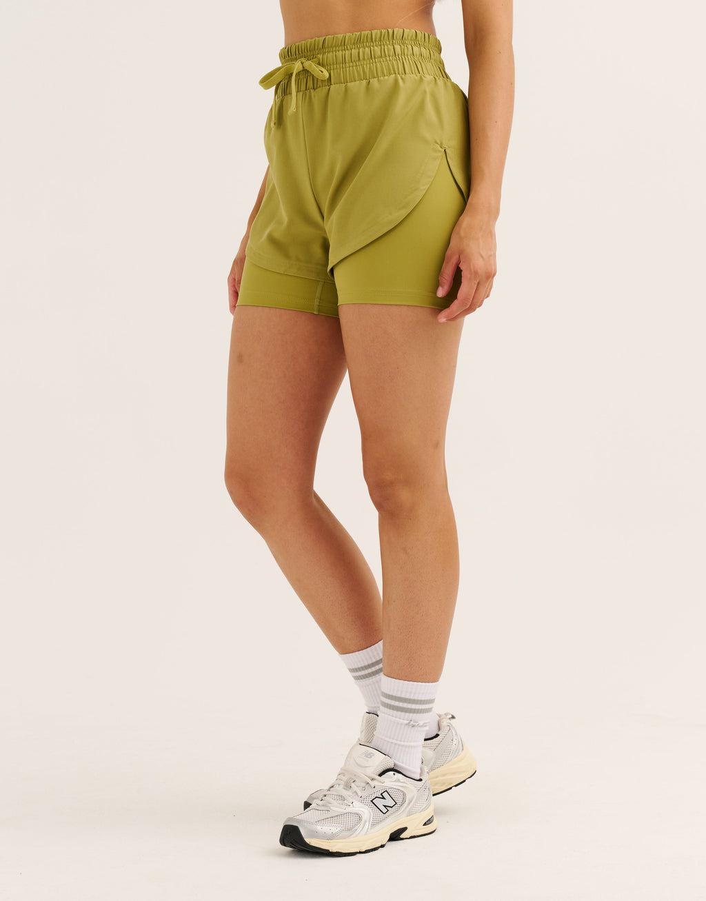 Freedom Running Shorts - Olive