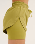 Freedom Running Shorts - Olive