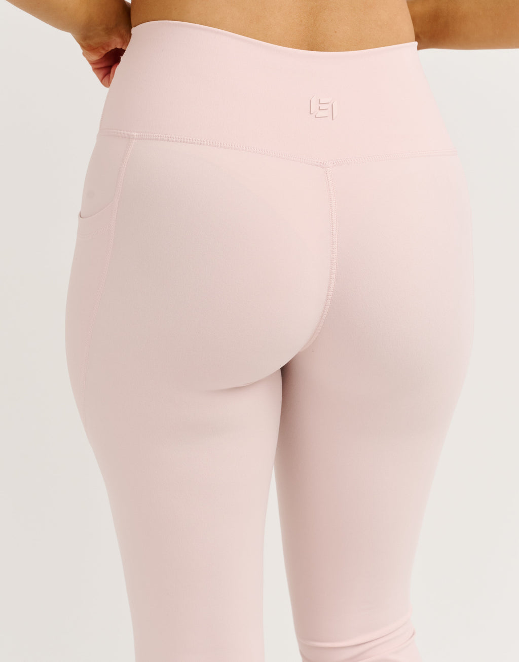 Lycra Invisible Scrunch Pocket Flare Leggings - Mauve