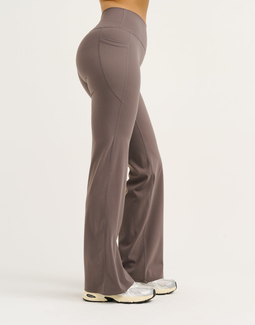 Lycra Invisible Scrunch Straight Leg Pant - Slate Grey