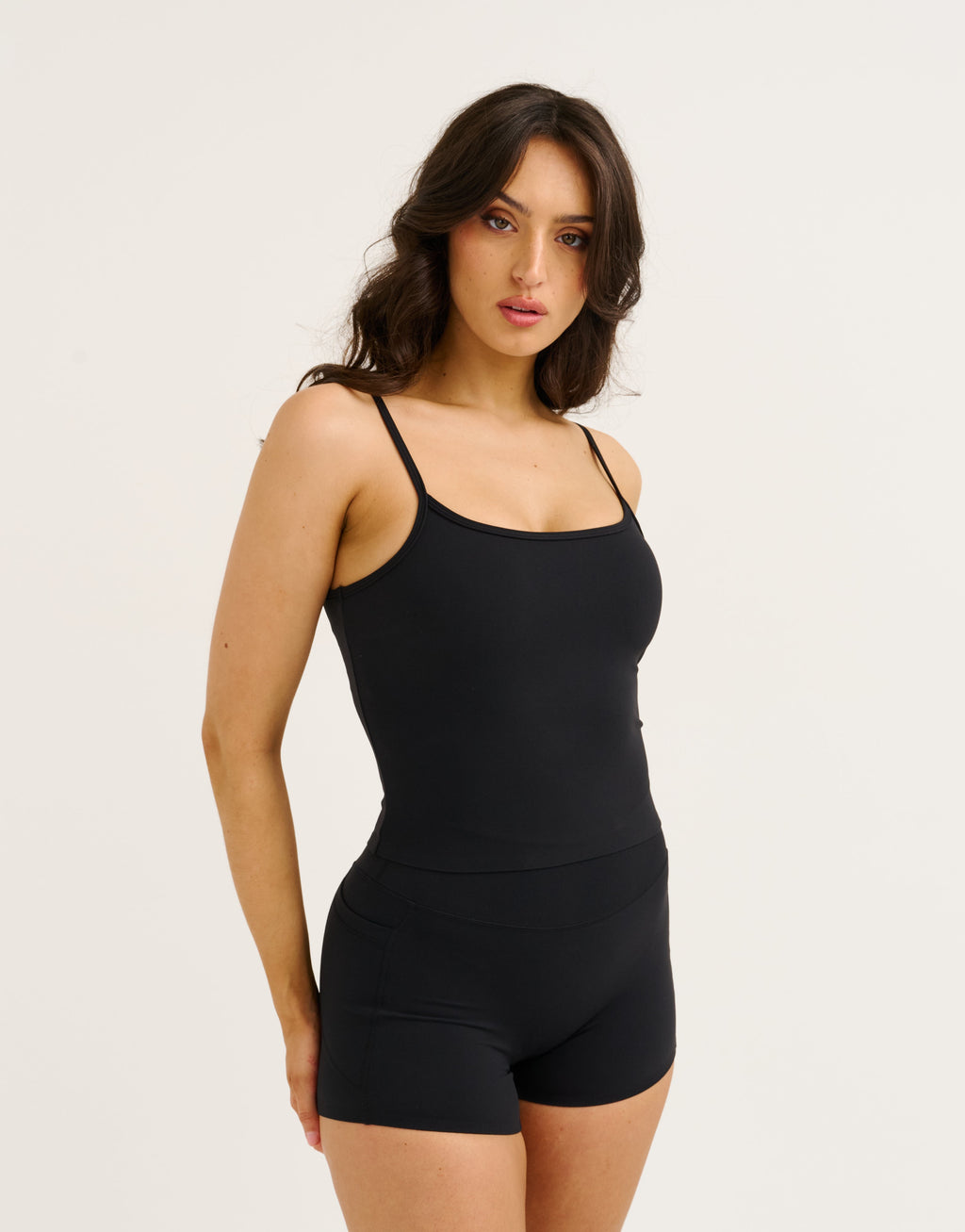 Lycra Seamless Tank - Black