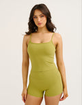 Lycra Seamless Tank - Olive