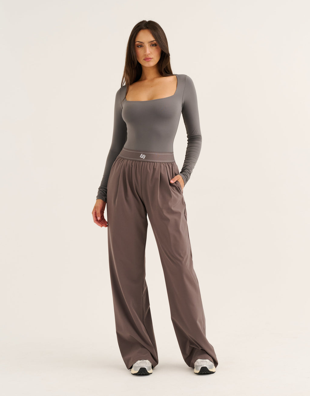 Elemental L Square Bodysuit - Slate