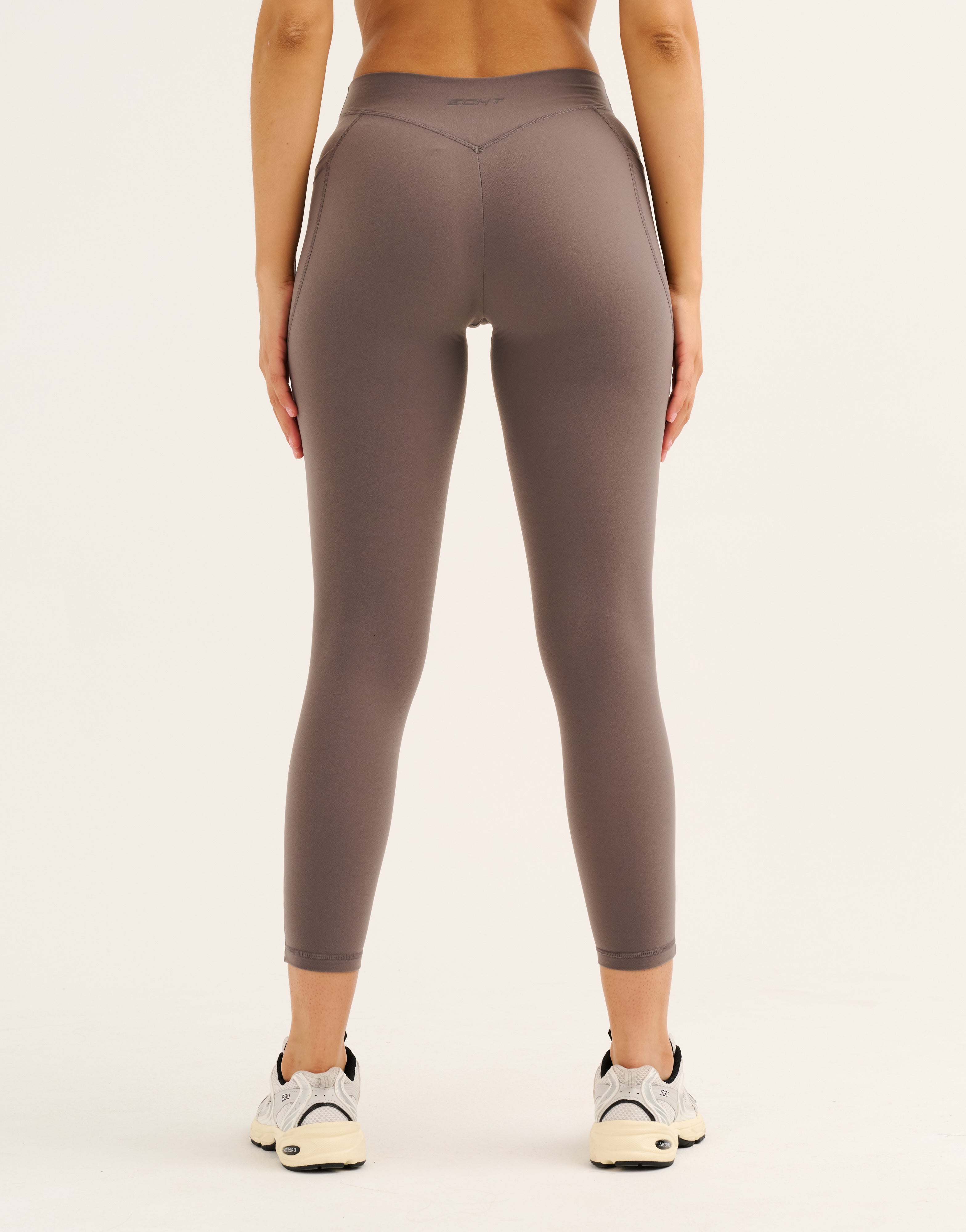 Ascend Pocket Mid-Waist Leggings 23" - Slate Grey