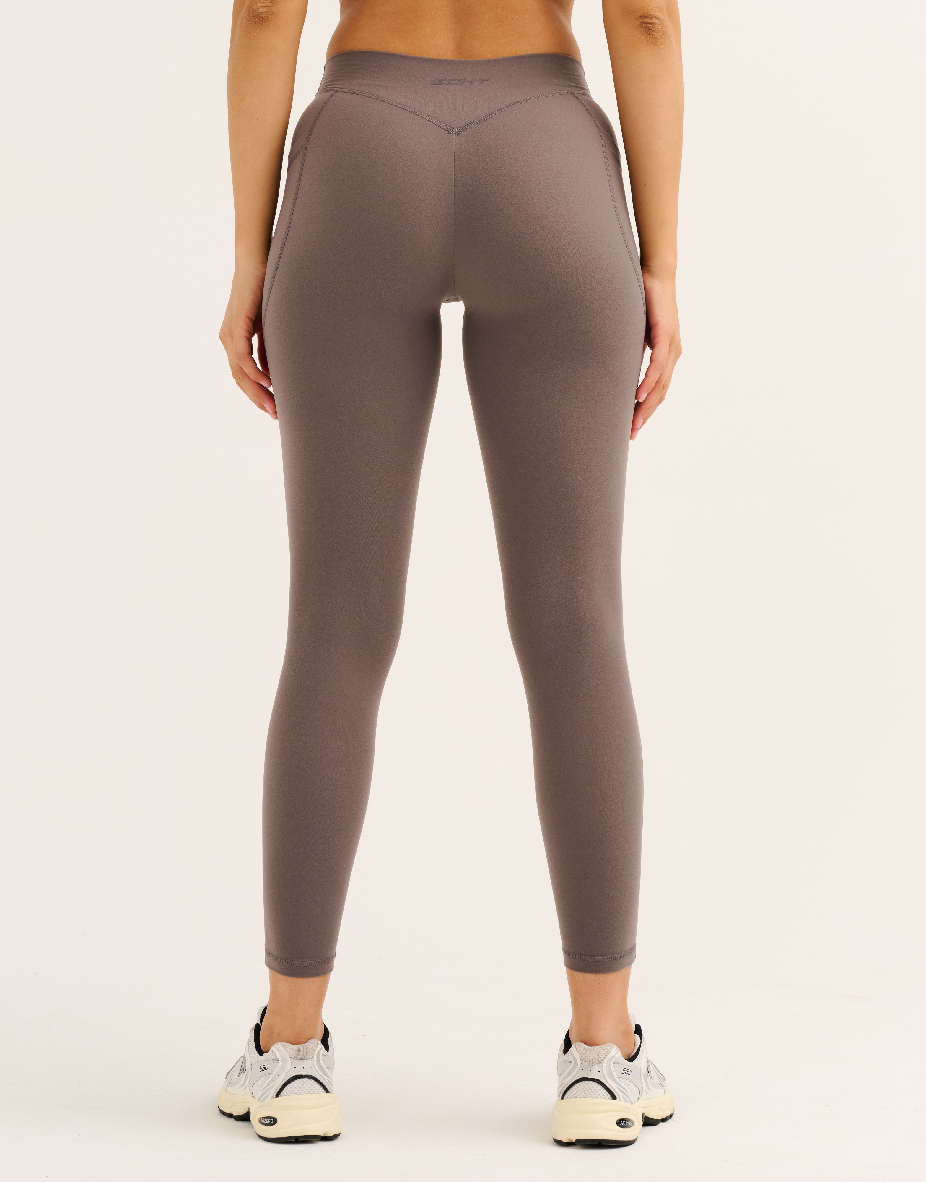 Ascend Pocket Mid-Waist Leggings 25" - Slate Grey