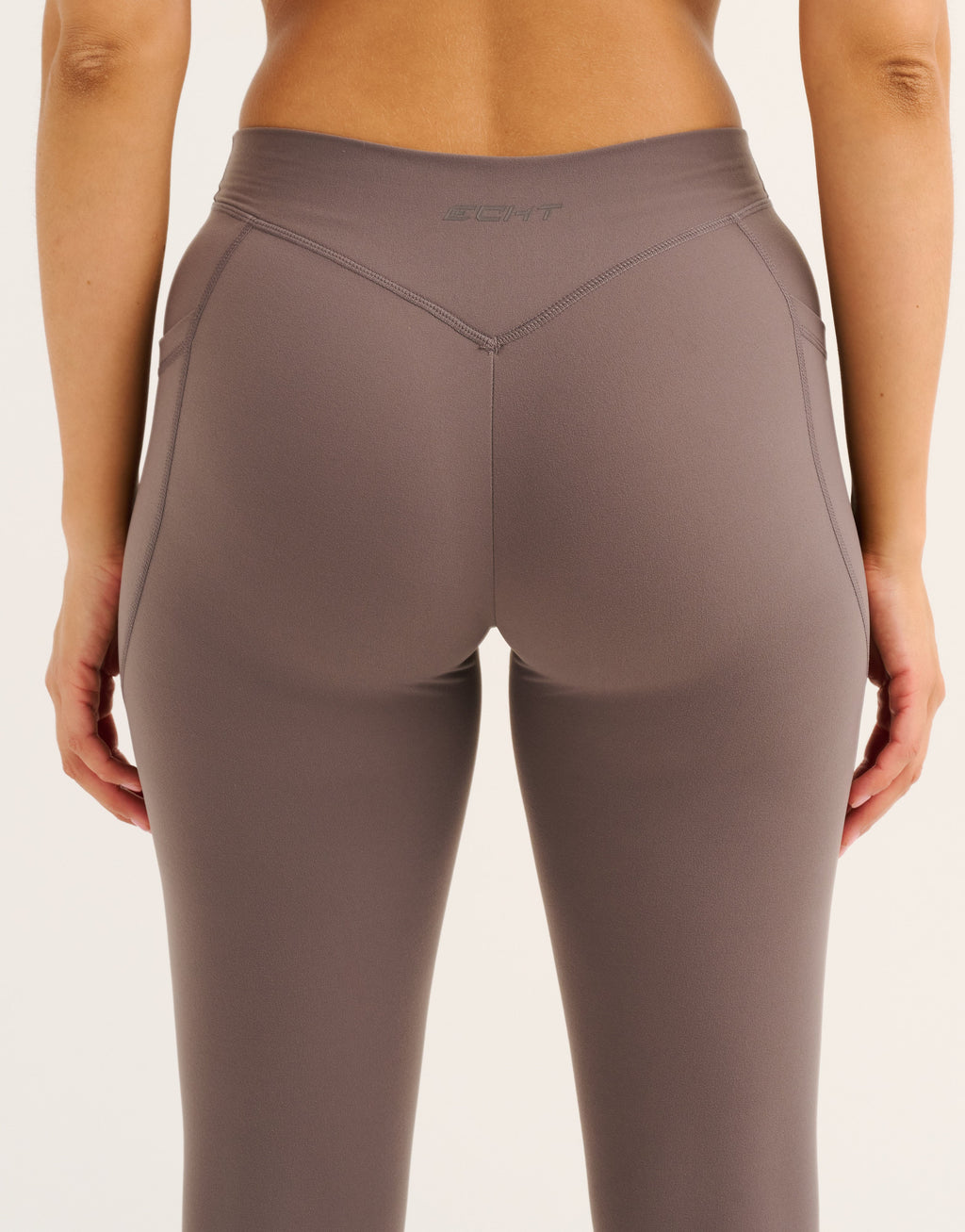 Ascend Pocket Mid-Waist Leggings 25" - Slate Grey