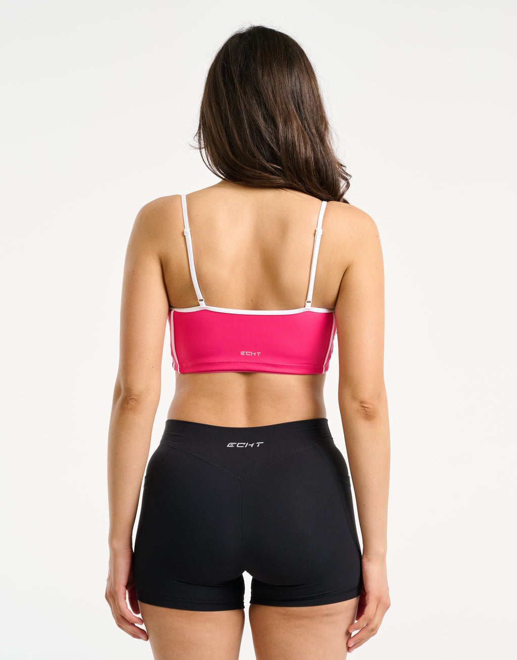 Y2K Retro Speed Sports Bra - Pink