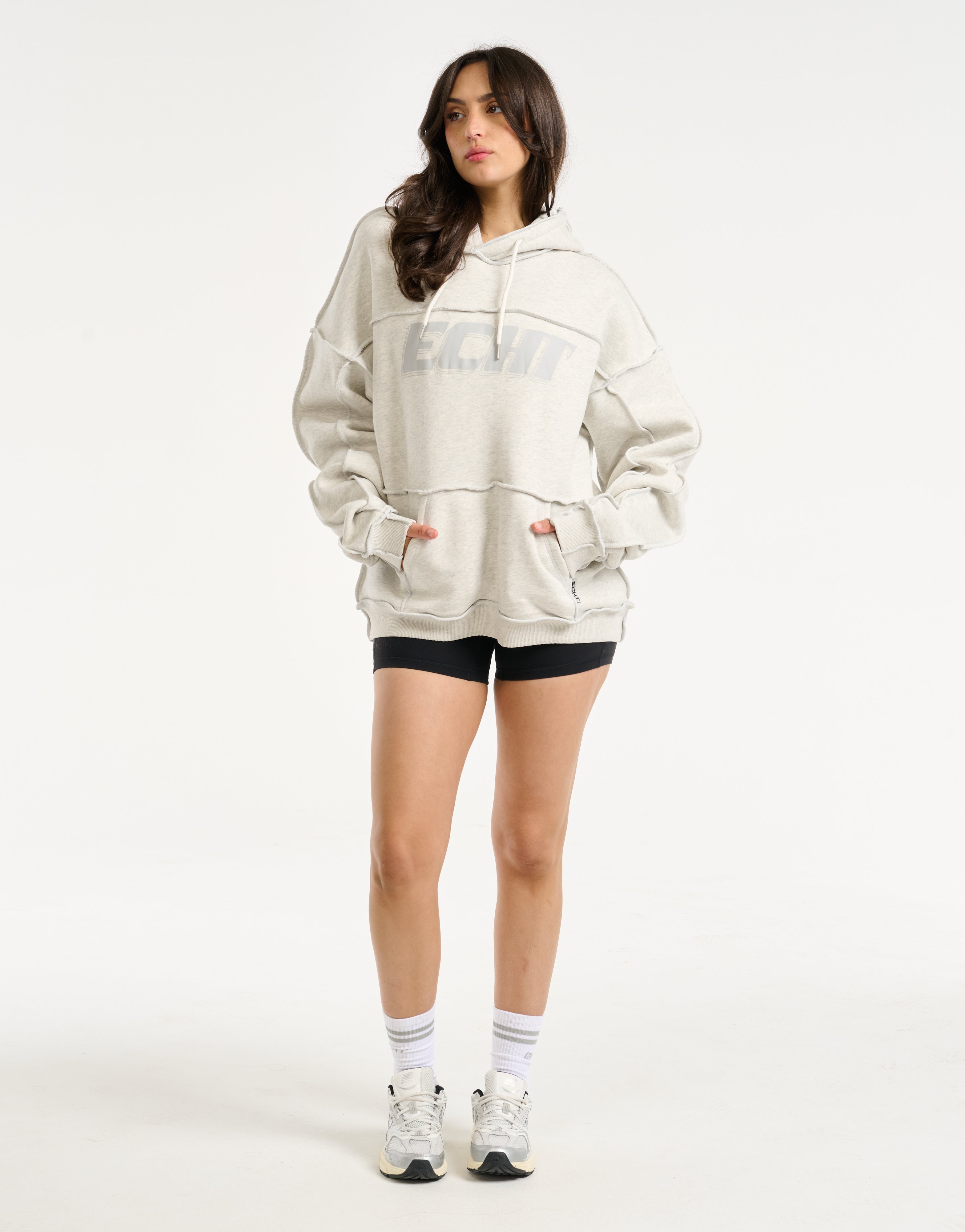Track Hoodie - Heather Grey