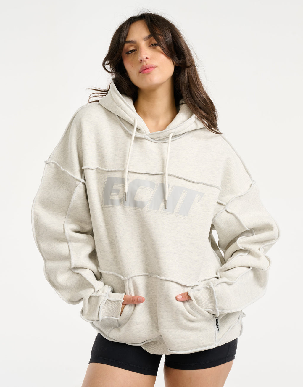 Track Hoodie - Heather Grey