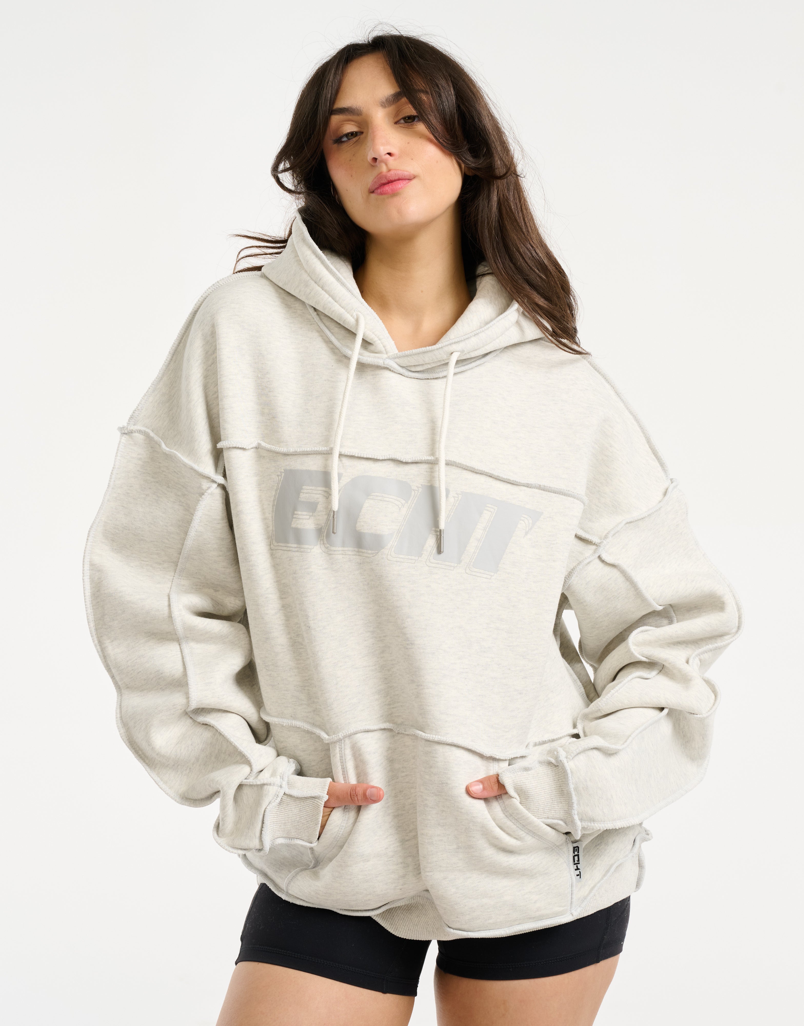 Track Hoodie - Heather Grey