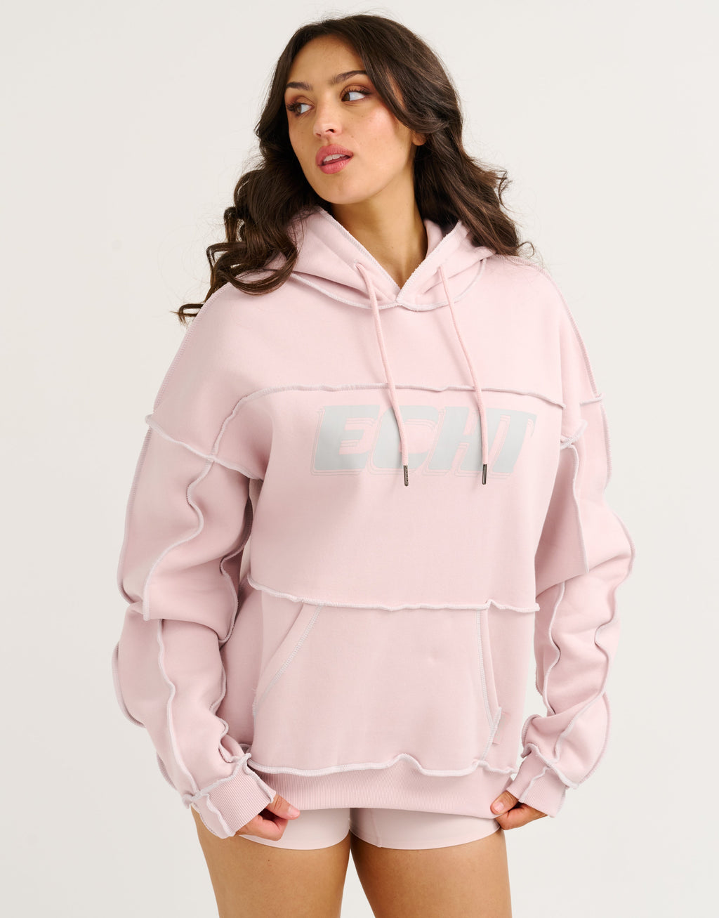 Track Hoodie - Mauve