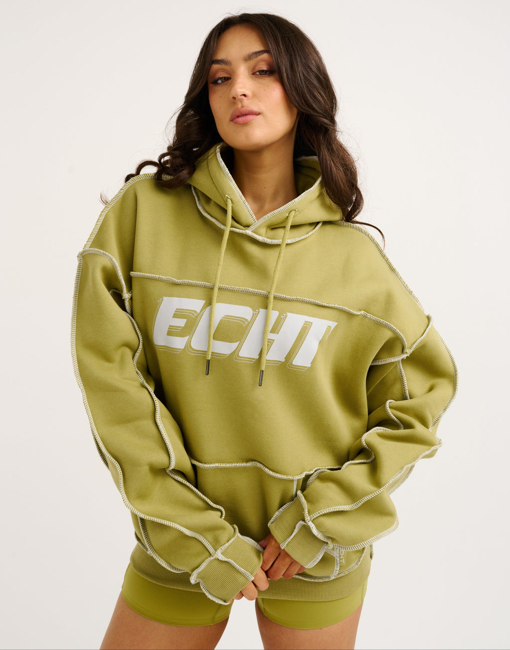 Track Hoodie - Olive
