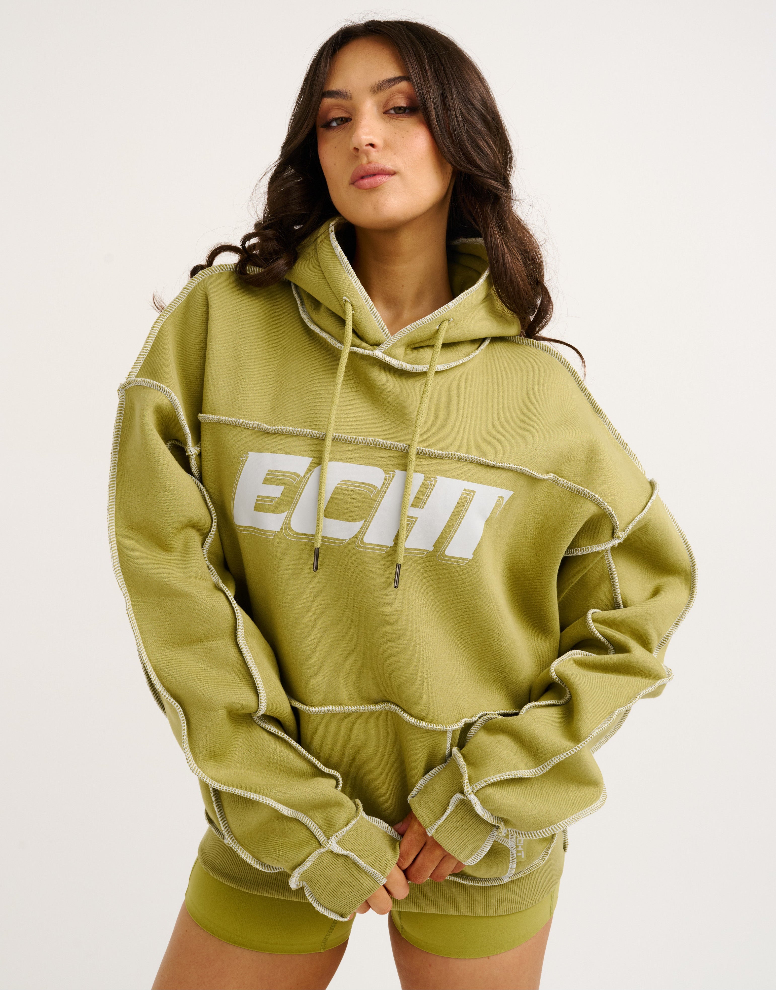 Track Hoodie - Olive