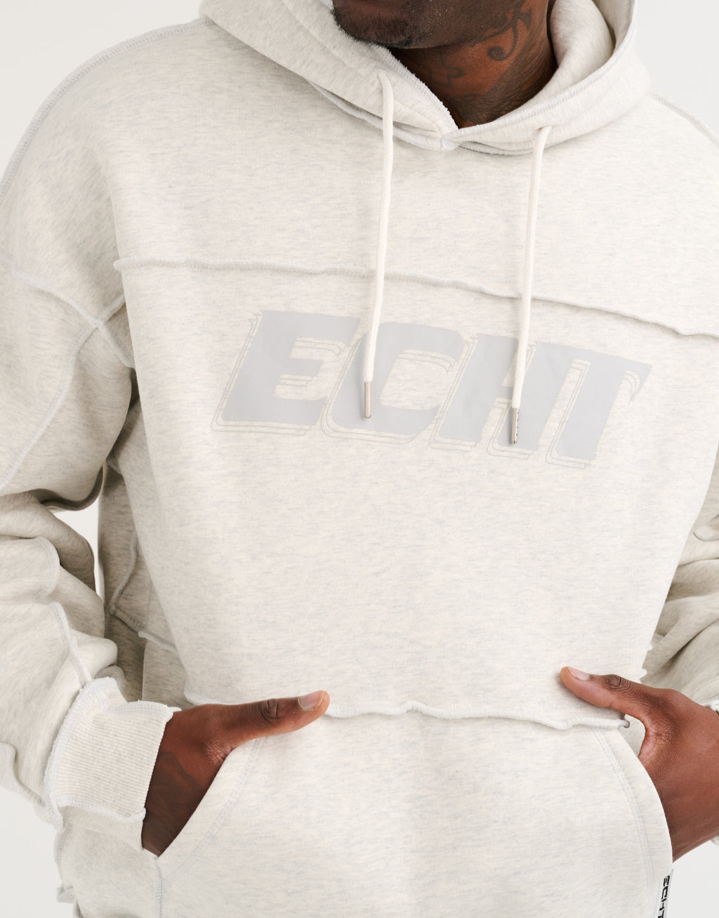 Track Hoodie - Heather Grey