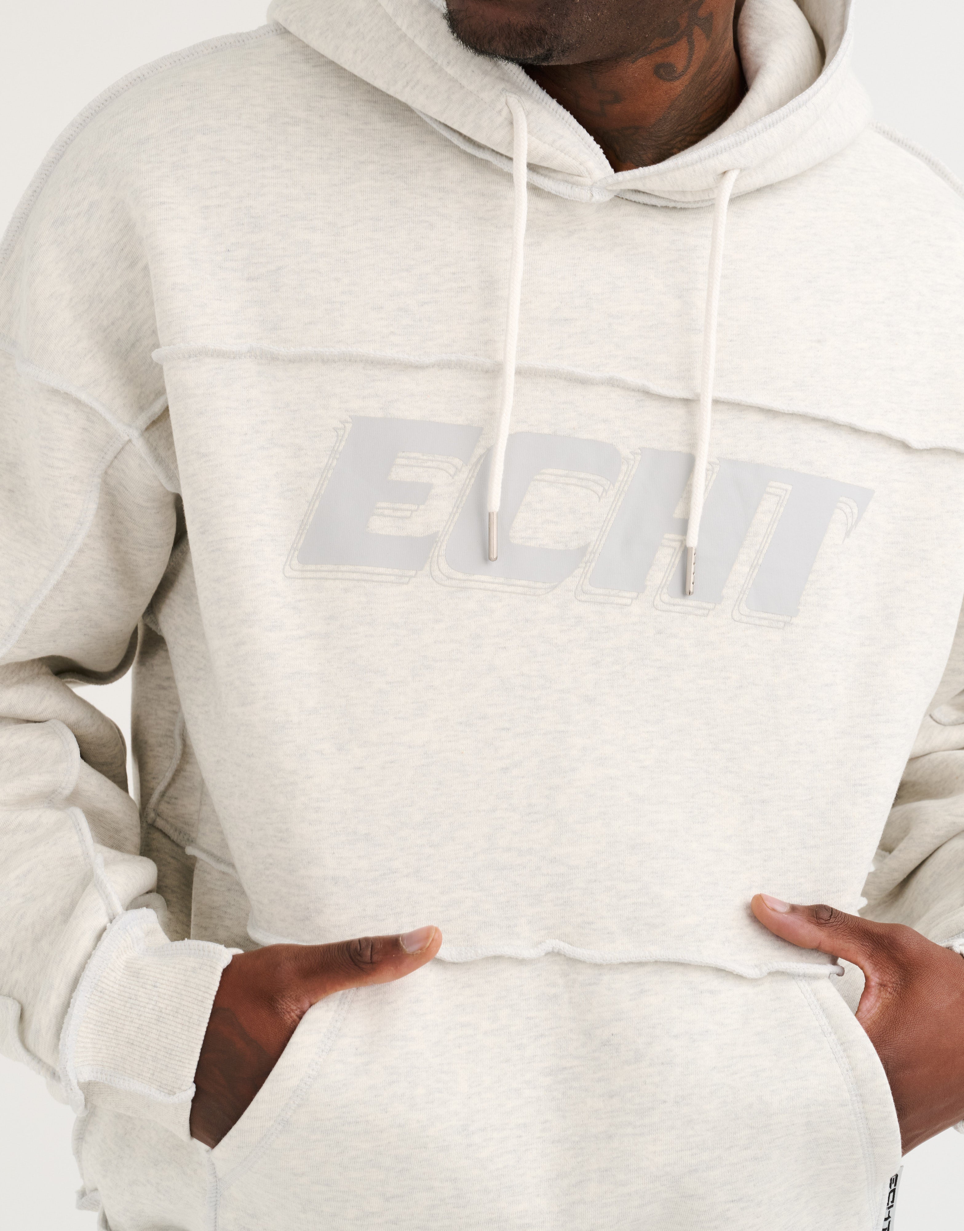 Track Hoodie - Heather Grey