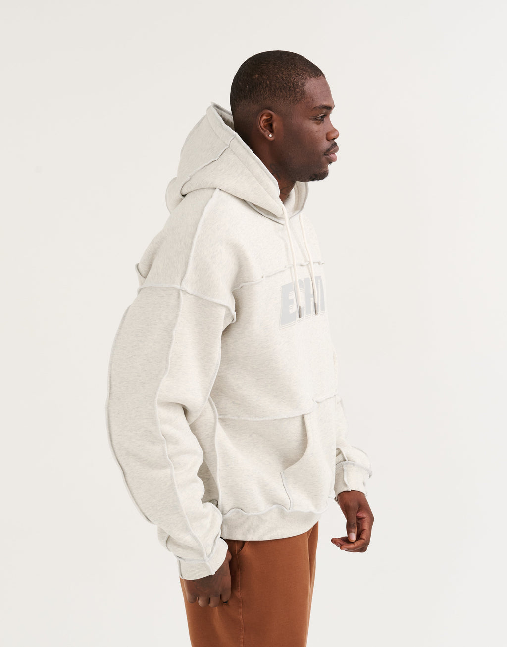 Track Hoodie - Heather Grey