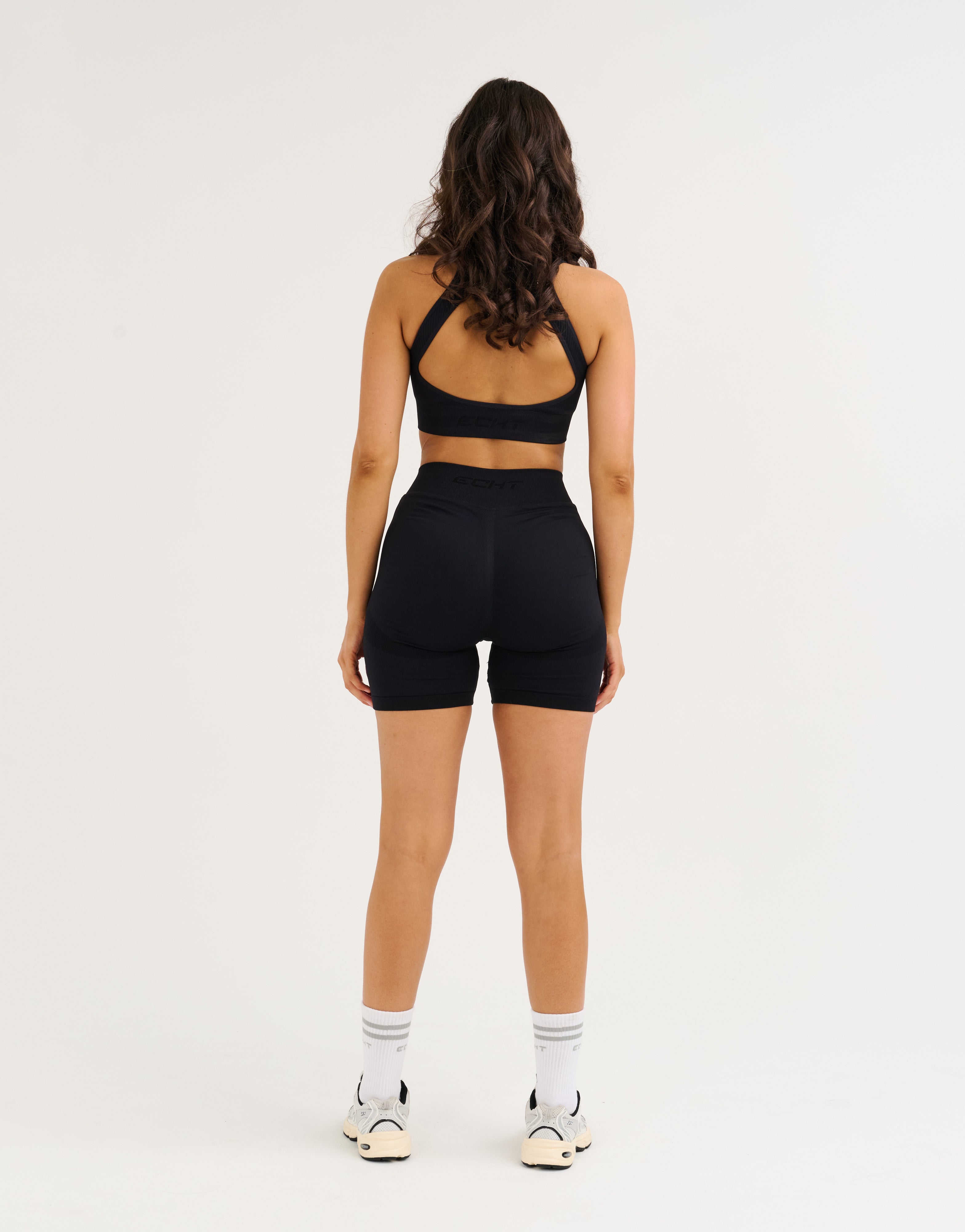 Arise Essential Mid-Waist Shorts V2 - Stealth Black