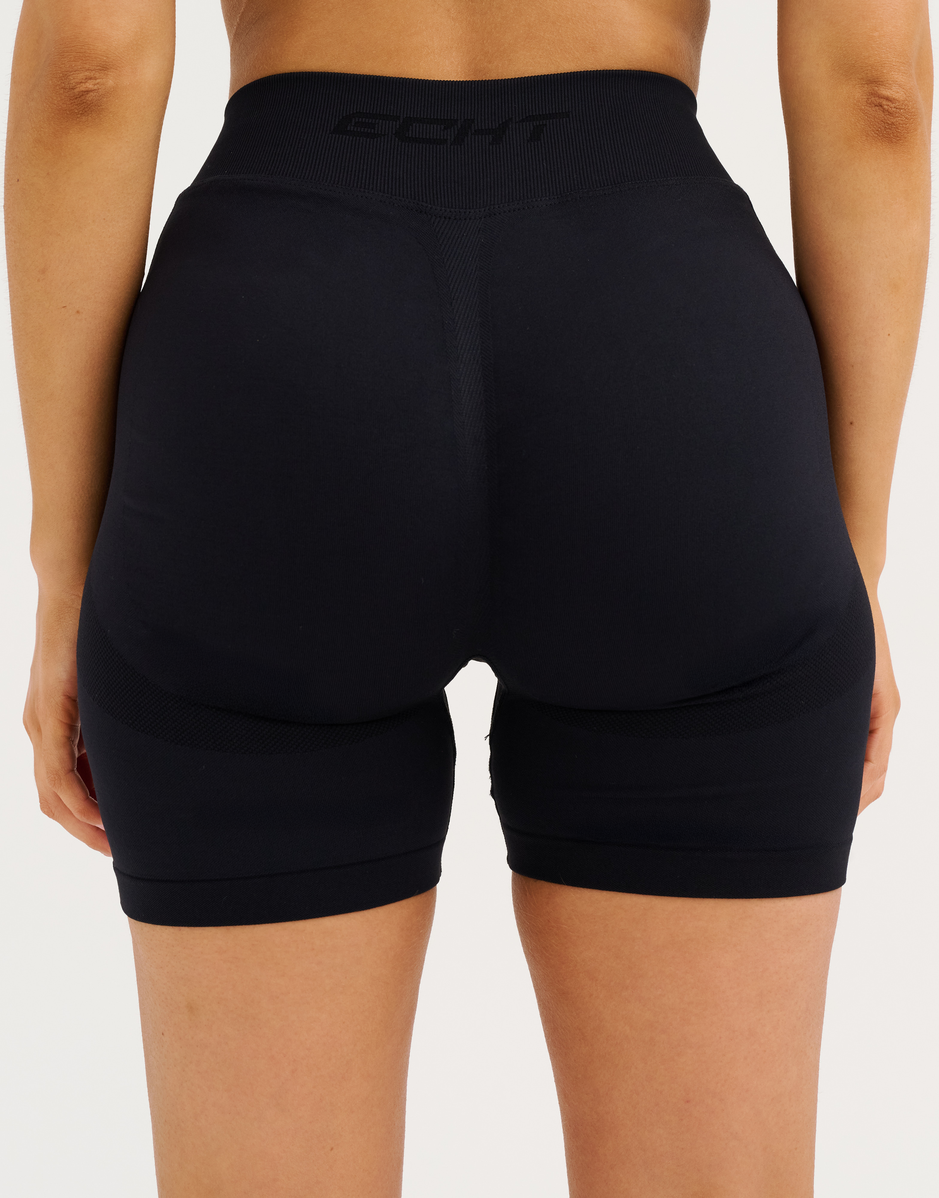 Arise Essential Mid-Waist Shorts V2 - Stealth Black