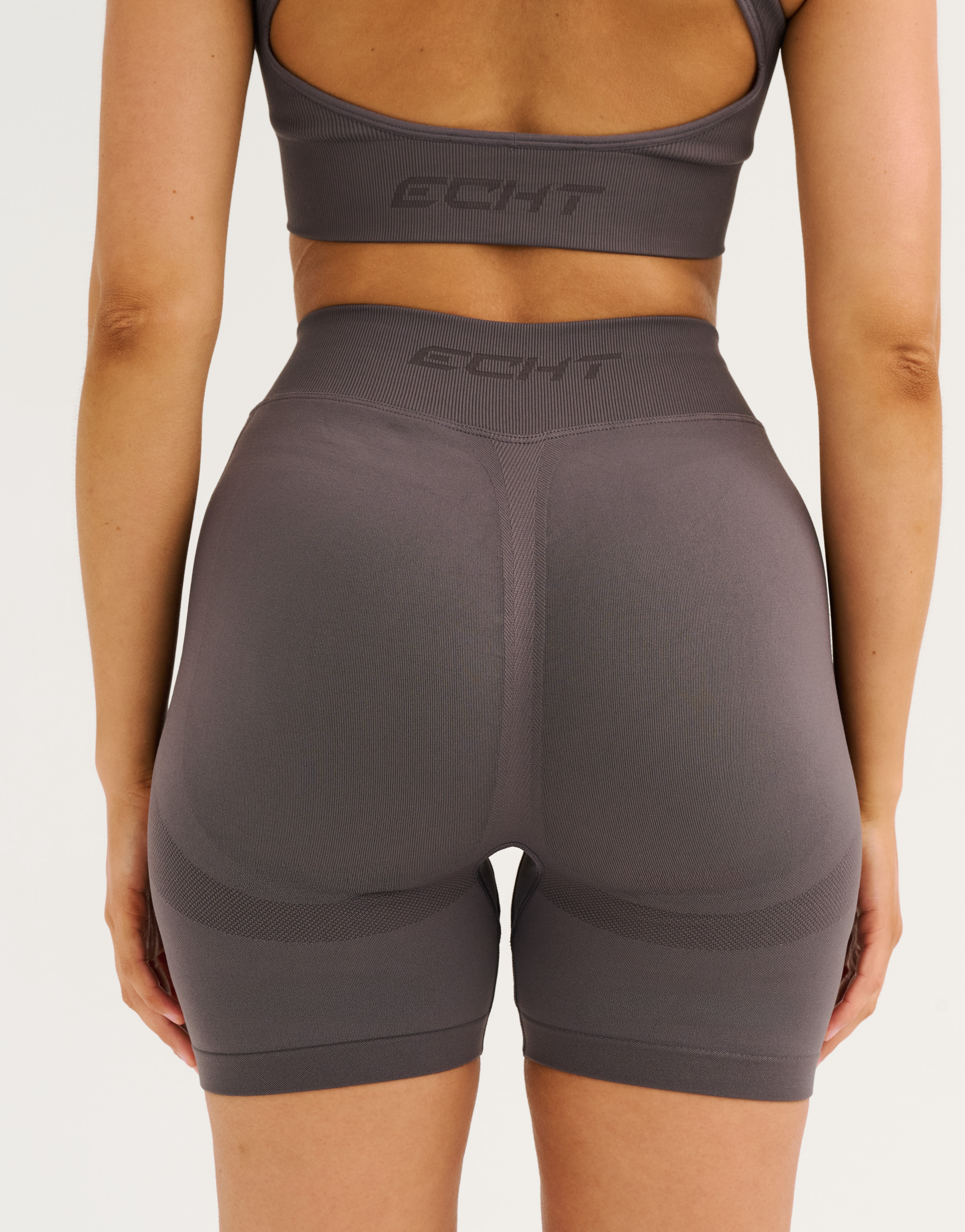 Arise Essential Mid-Waist Shorts V2 - Slate Grey