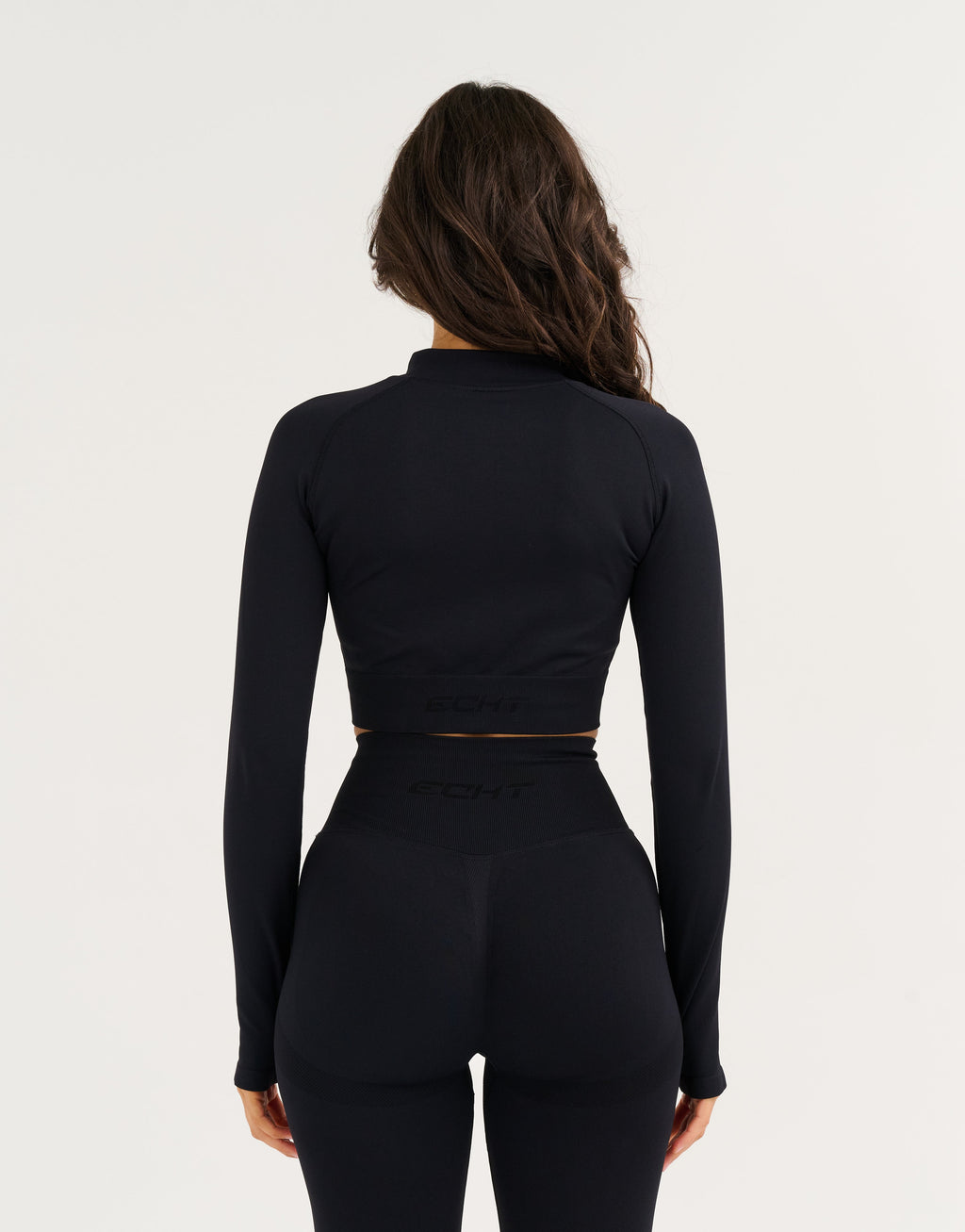 Arise Essential Zip-Up Long Sleeve - Stealth Black