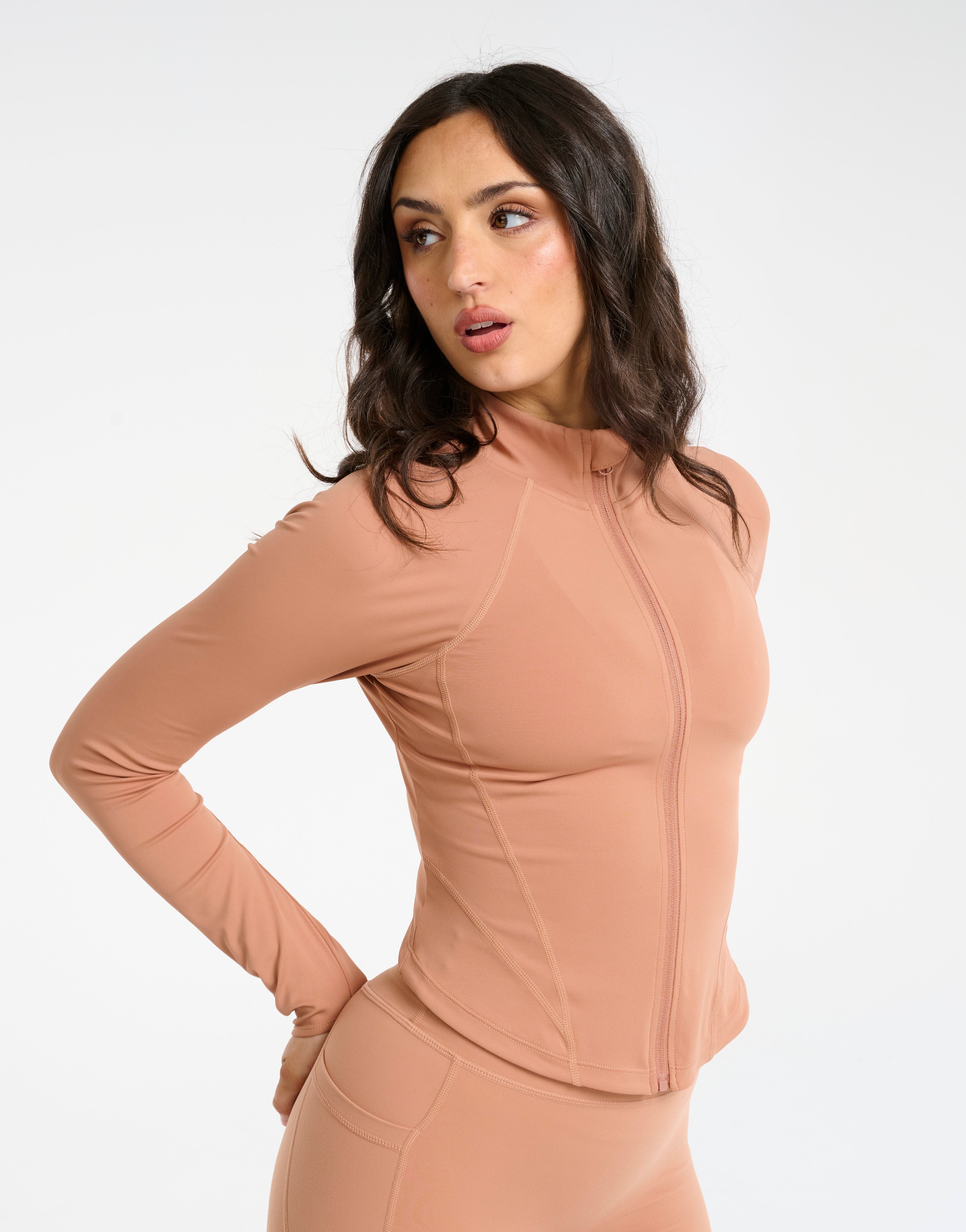 Athlete Crop Jacket - Sunset