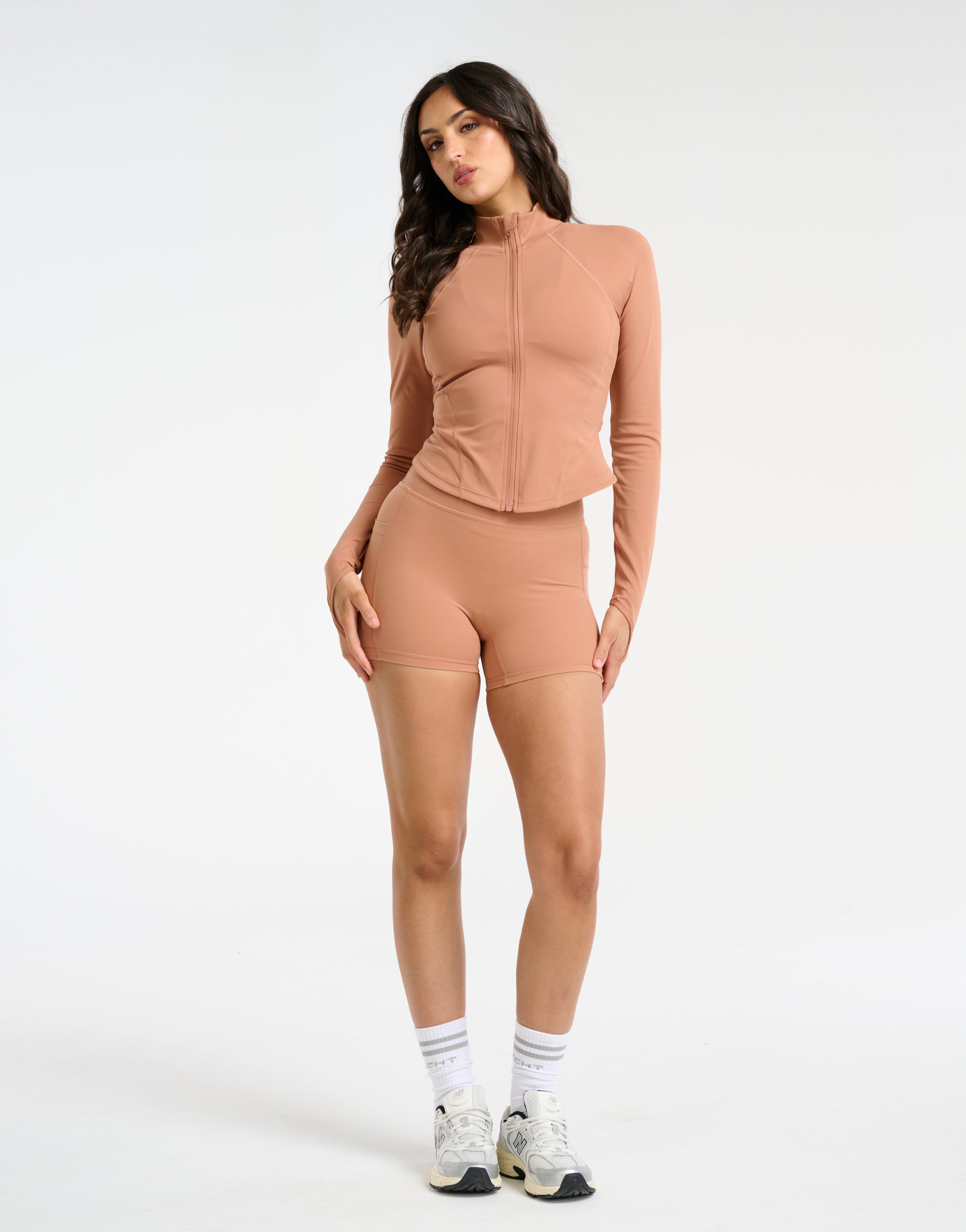 Athlete Crop Jacket - Sunset