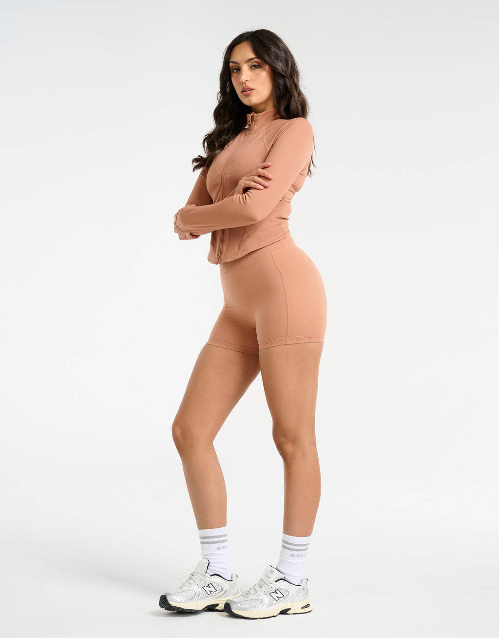 Athlete Crop Jacket - Sunset