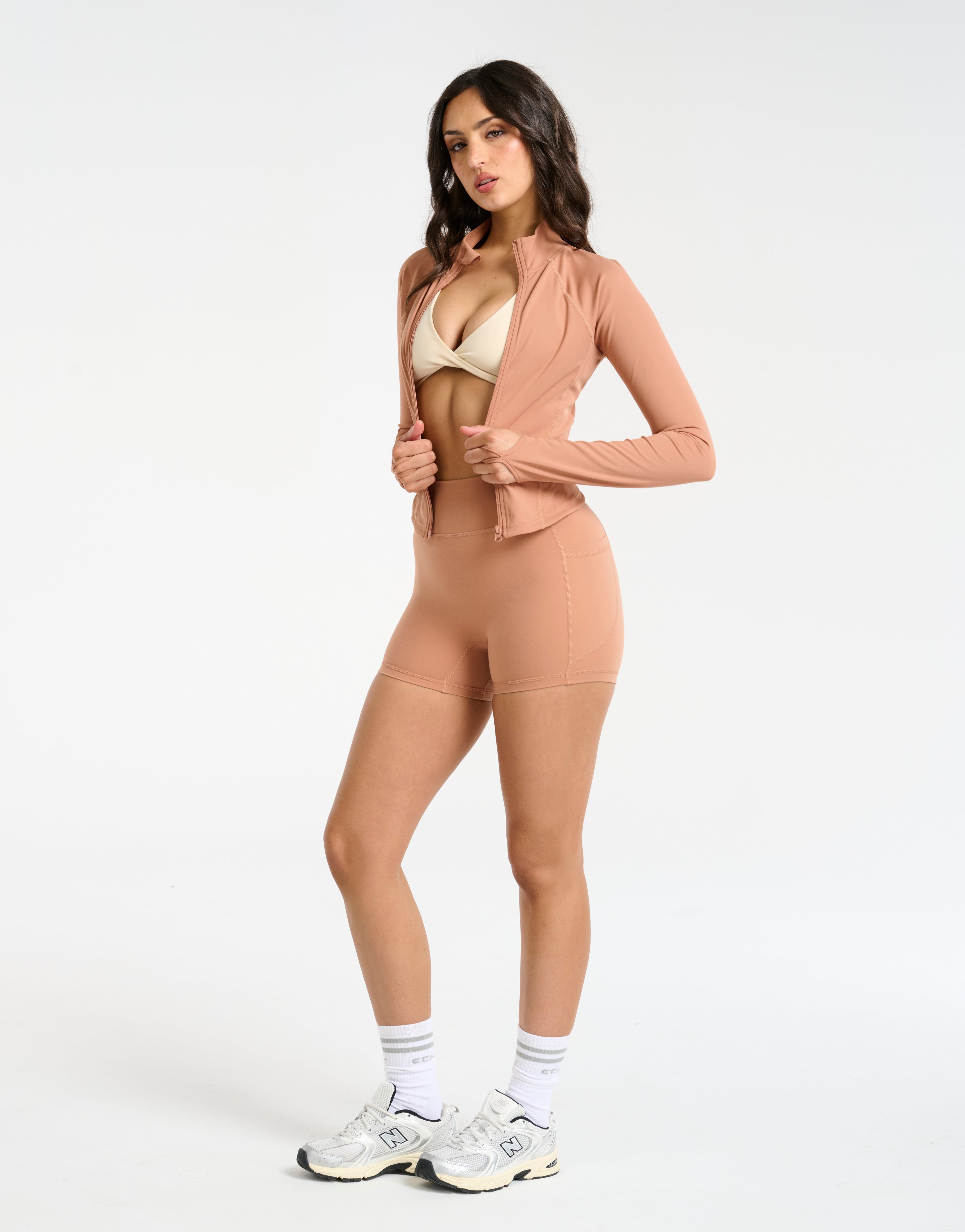 Athlete Crop Jacket - Sunset