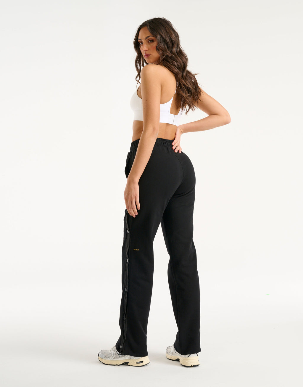 Snap Sweatpants - Black