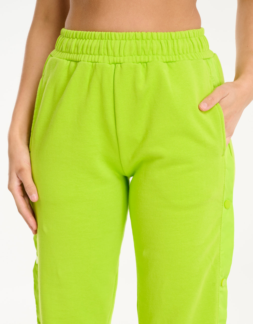 Snap Sweatpants - Green