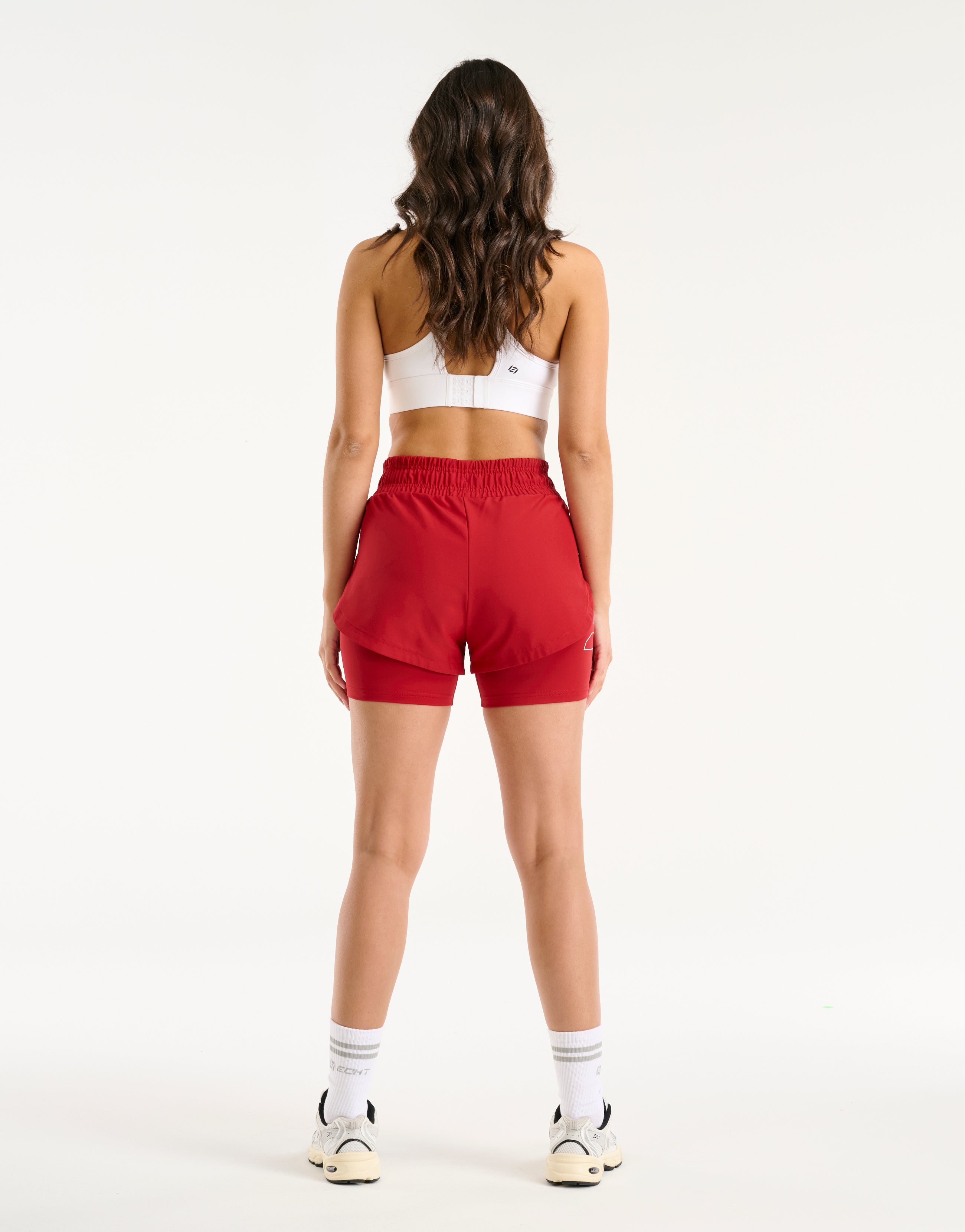 Freedom Running Shorts - Scarlet Red