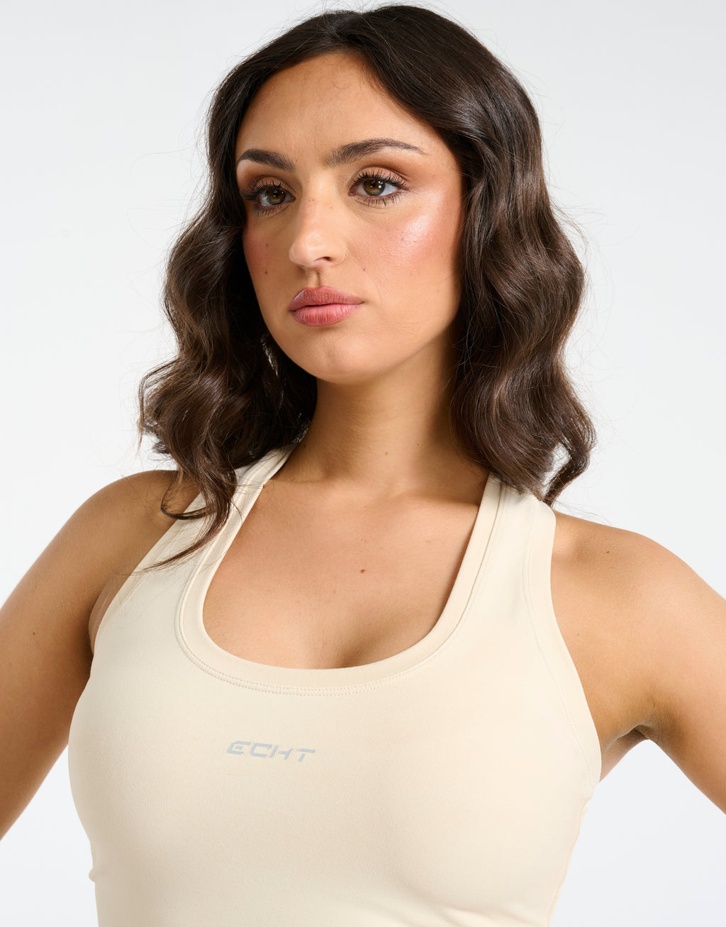 Echt Midriff Singlet - Cream