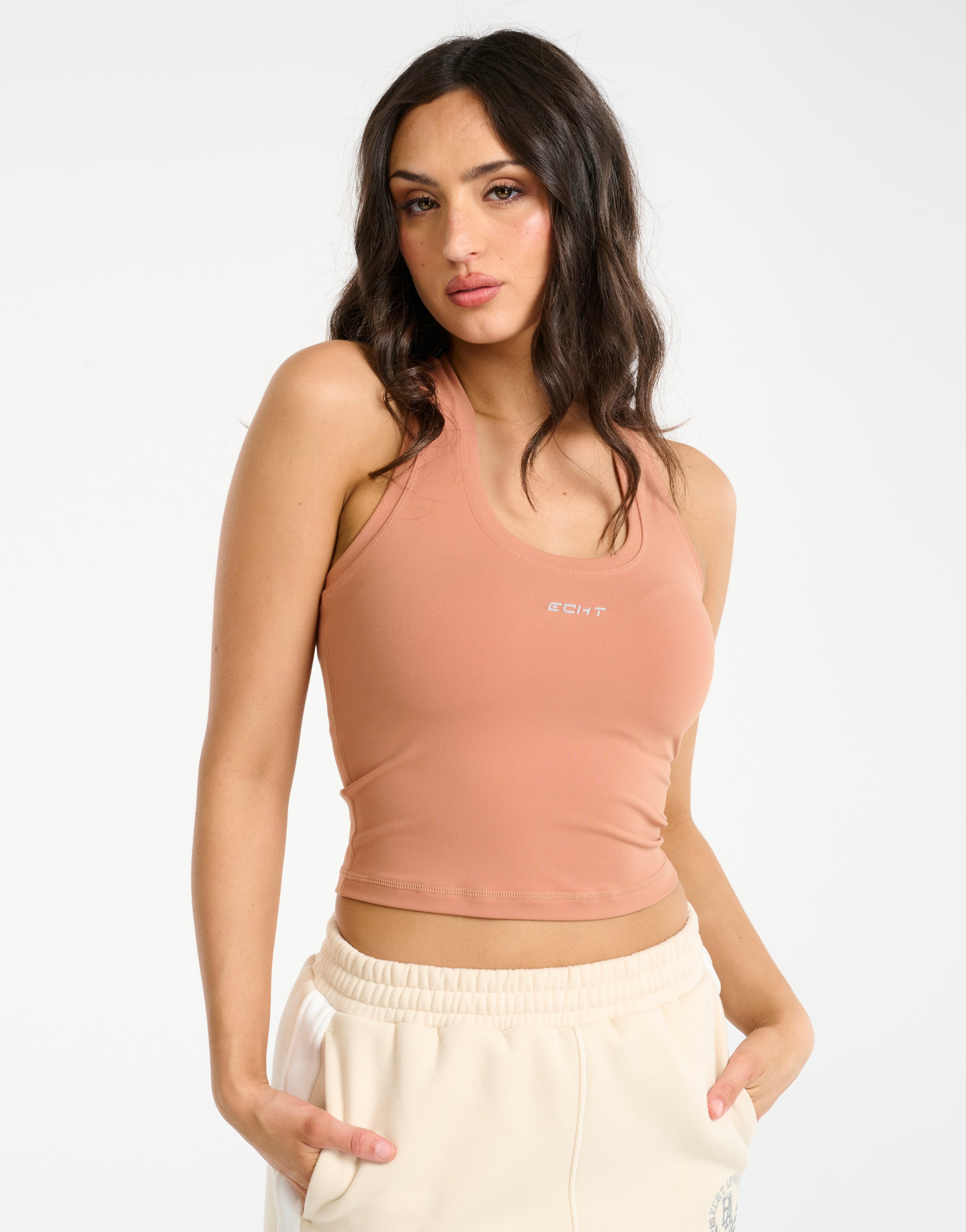 Echt Midriff Singlet - Sunset