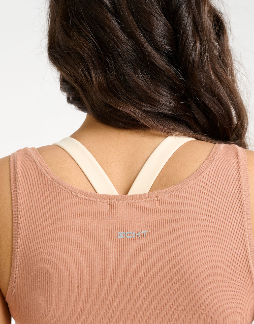 Ribbed Sculpt Tank - Sunset