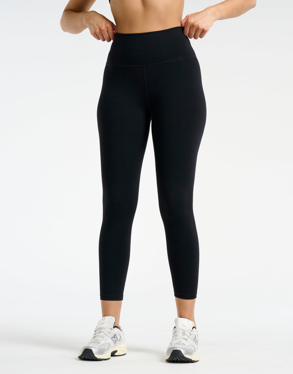 Force Scrunch Leggings (Minimal Logo) - Black
