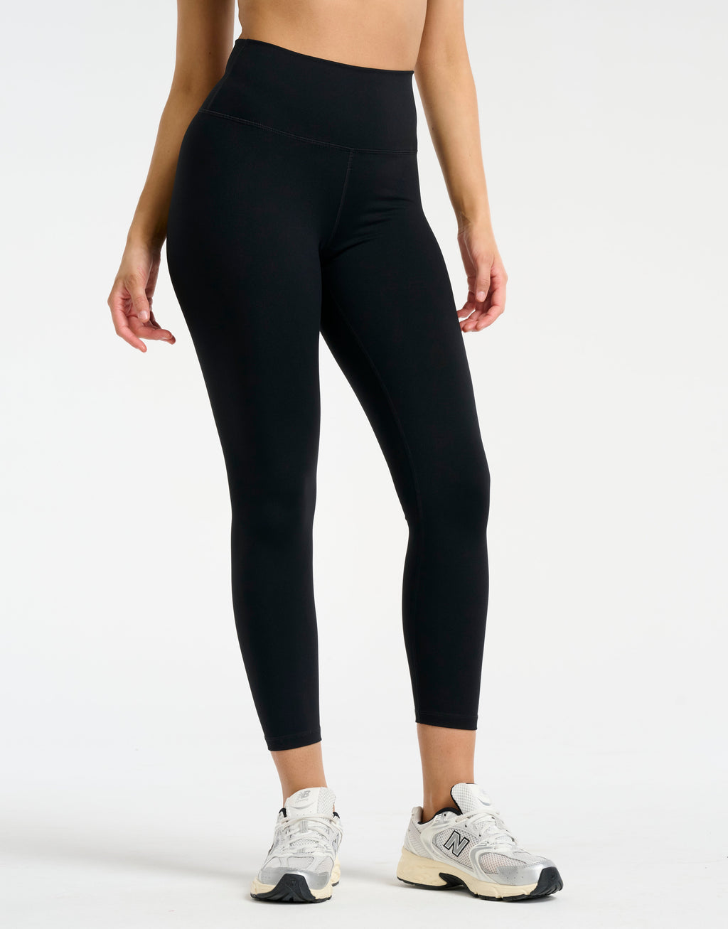 Force Scrunch Leggings (Minimal Logo) - Black