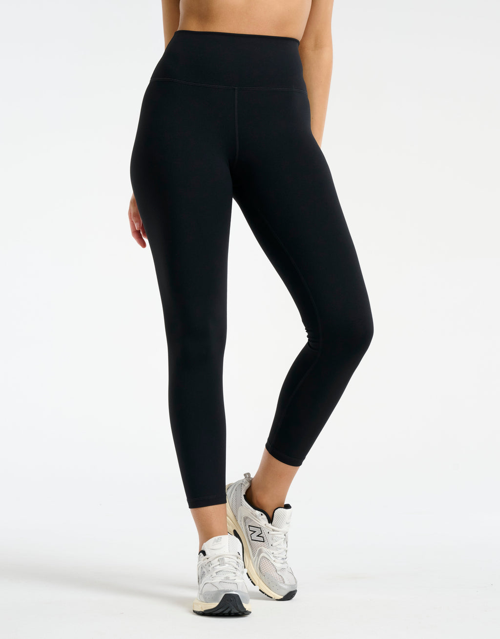 Force Scrunch Leggings (Minimal Logo) - Black