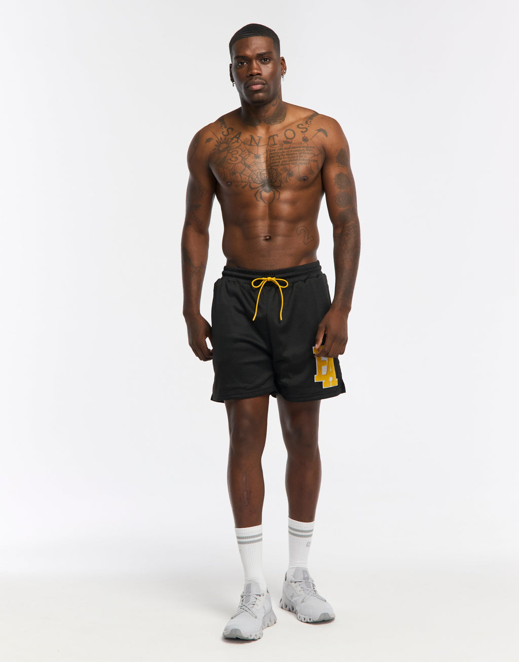 Top Marks Shorts - Black/Yellow